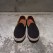 「The Old Curiosity Shop」 Leather Slipon/Navy×Yellow