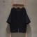 「WHOWHAT」 3/4 SLEEVE SWEAT/NAVY