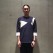 「White Mountaineering」 JERSEY CONTRAST 3/4 SLEEVES T-SHIRT