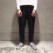 「bukht」 2 TUCK EAZY TROUSERS/HEATHER CHARCOAL