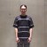 「White Mountaineering」 CONTRASTED BORDER T-SHIRT/BK