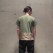 「South2 West8」 Pocket Detail Tee Cycling/Olive Back