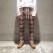「SUNSEA」 Check Pants/Brown Beige Check