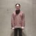 「SUNSEA」 W-face Wool Turtleneck Pull Over/Brown×Gray