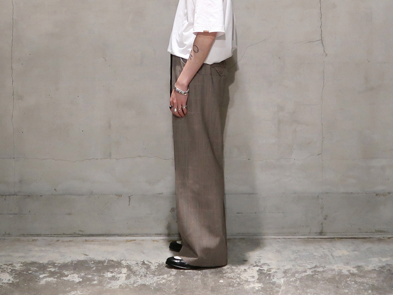 SUNSEA 20ss snm4 wide straight pants
