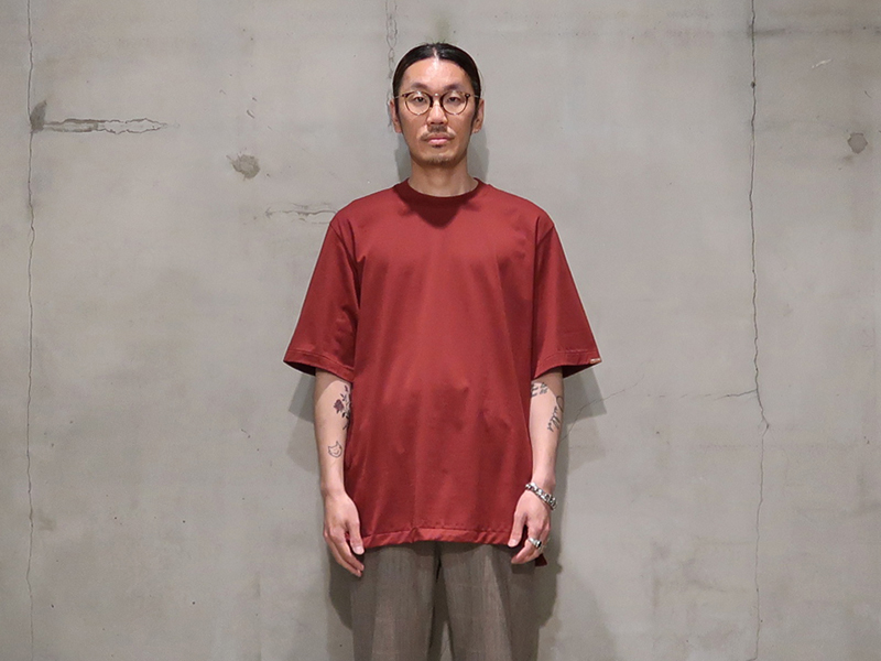 SUNSEA 20ss LEATHER ピス T-SHIRT - Tシャツ/カットソー(半袖/袖なし)
