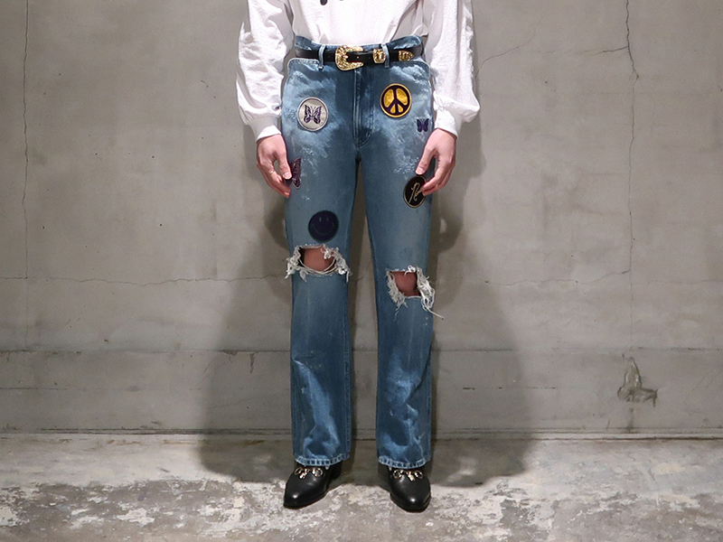 needles Assorted Patches Boot Cut Jean 海外ブランド www.m